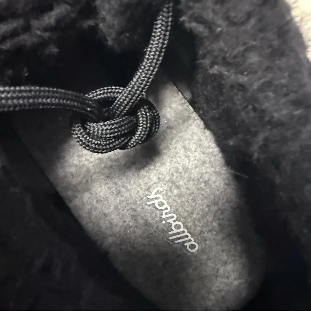 Allbirds Wool Runner-Up Fluff Natural Black Men’s 11 Like New